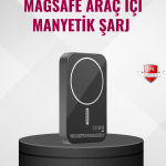 MagSafe Araç Telefon Tutucu 15W Hızlı Şarj Type-C Girişli - vipsepet