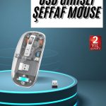 Kablosuz Mouse Fare Şarjlı Bluetooth Wireless Çift Modlu Sessiz - Vipsepet