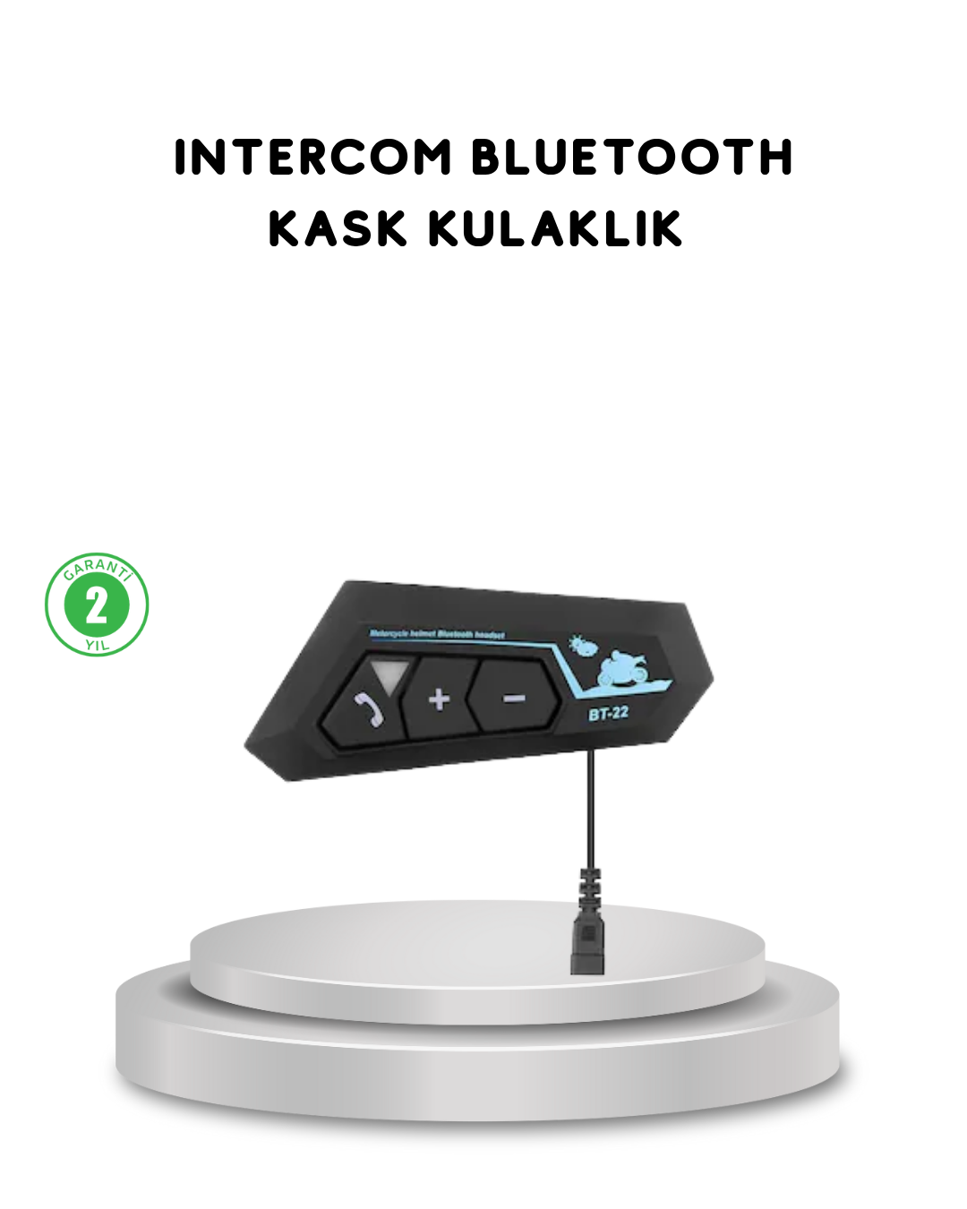 1-14 BT22 Kask Bluetooth Kulaklık 5.0 Gürültü Engelleyici ve Eller Serbest Kullanım - vipsepet - Görsel 1