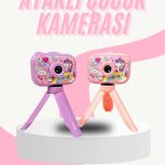 Çocuk Için Eğitici Video Kamera Ayaklı Mini Fotoğraf Makinesi - Vipsepet