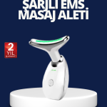 Yüz ve Boyun Sıkılaştırıcı Cilt Bakım Cihazı | EMS Mikro Akım  Ve  Kırışıklık Giderici - Vipsepet