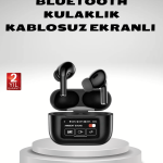 Aktif Gürültü Engelleme (ANC) Kablosuz Bluetooth Kulaklık – Dijital Ekranlı, Dokunmatik ve Uzun Pil Ömürlü - vipsepet