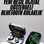 2025 Model Bluetooth Kulaklık Telefon Şarj Edebilen Çağrı Cevaplama Dijital Göstergeli - vipsepet