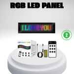 RGB LED Panel – Mobil Uyumlu, Yazı ve GIF Destekli, USB Bağlantılı Dekoratif Ekran - Vipsepet