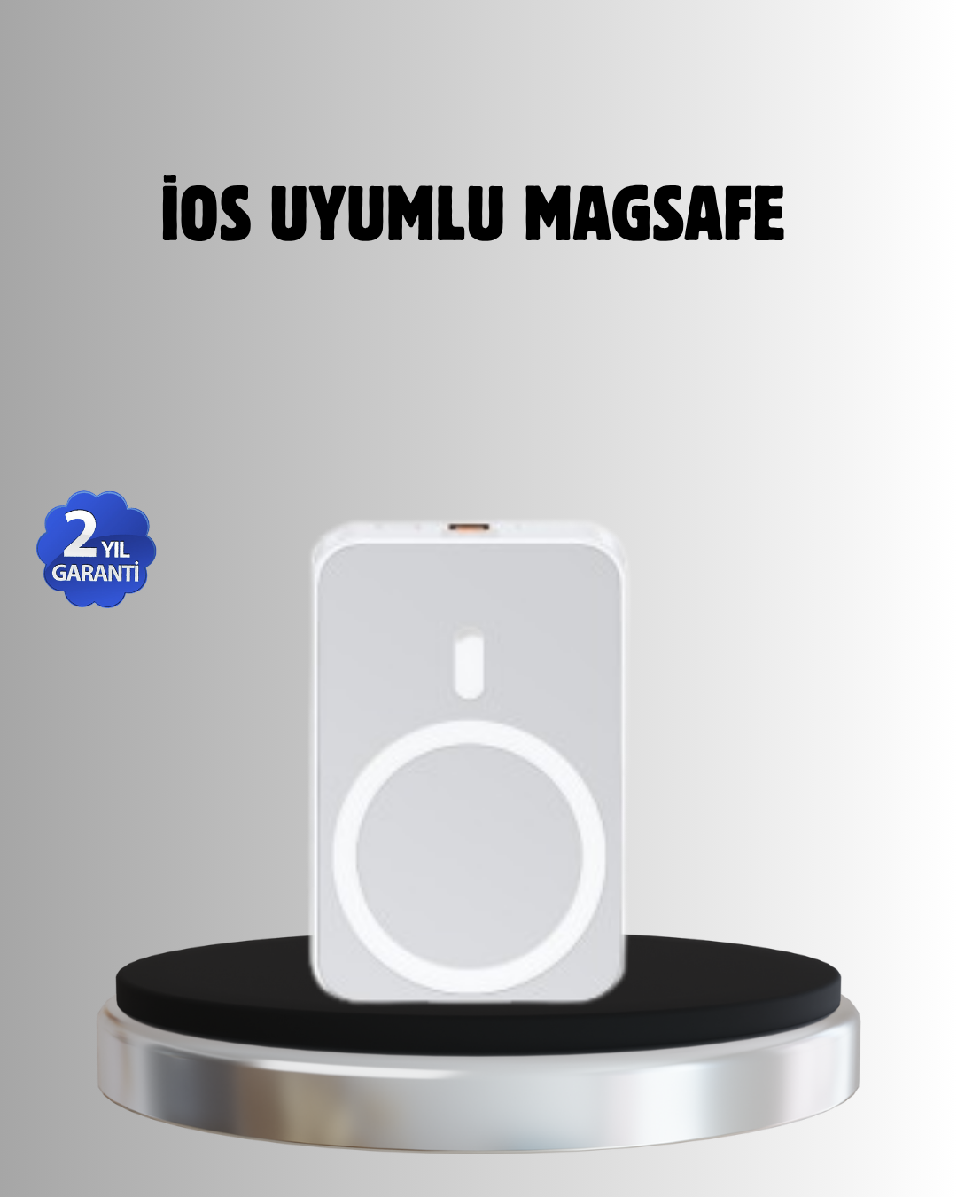 1-155 MagSafe Battery Pack – Kablosuz Hızlı Şarj, Kompakt ve Taşınabilir Güç Bankası - Vipsepet - Görsel 1