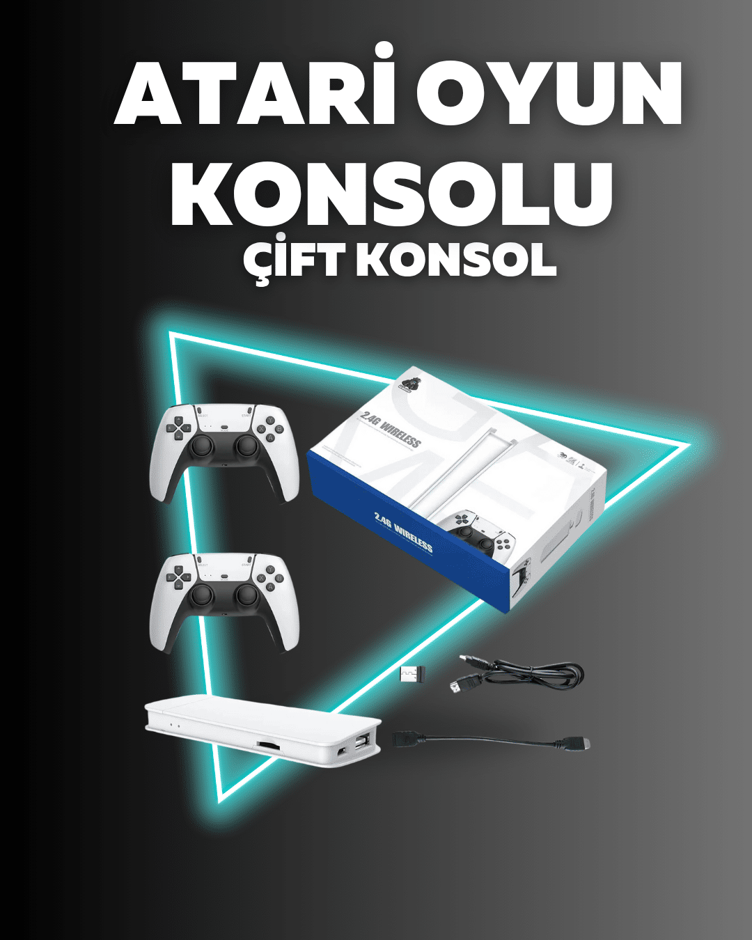 1-16 Retro Oyun Konsolu – 20.000 Yüklü Oyun - Vipsepet - Görsel 1