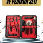 17 Parça Manikür Pedikür Seti El Ayak Bakım Seti Tırnak Makası Törpü - Vipsepet