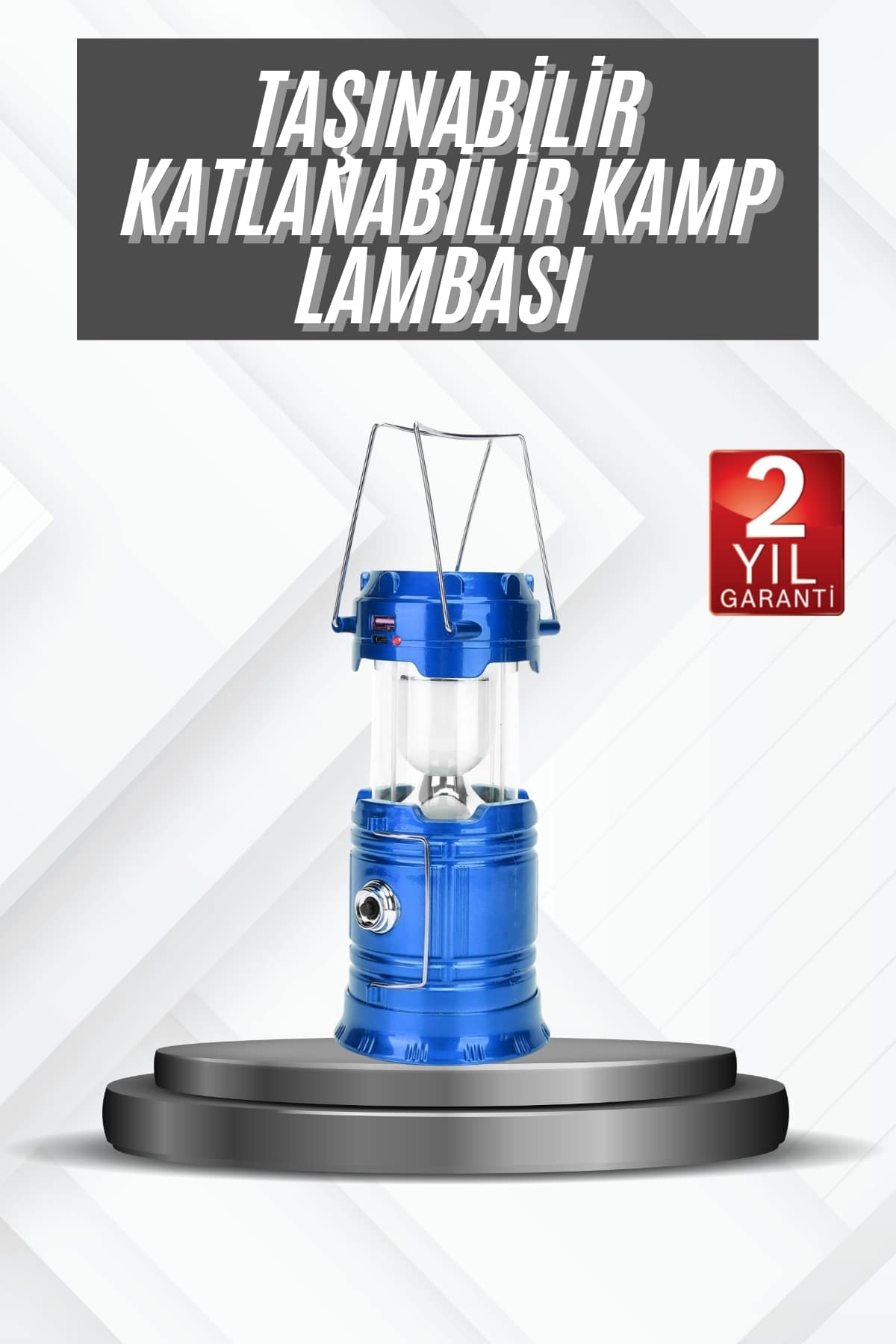 1-162 Kamp Lambası Güneş Enerjili Led Lamba Işıldak Şarjlı Powerbank Özellikli - Vipsepet - Görsel 1