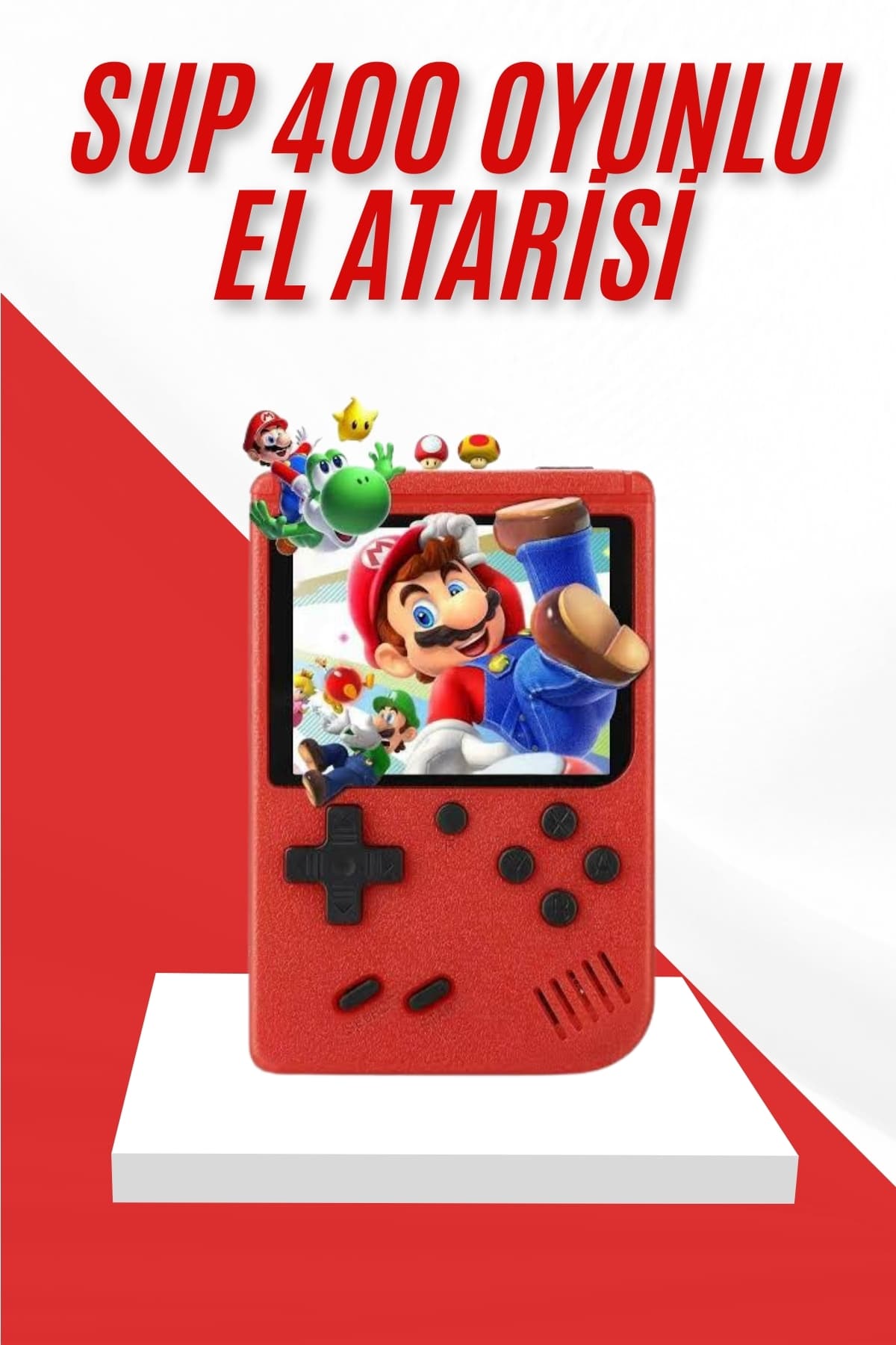 1-17 Nostalji Oyunlu Mini Atari Gamebox 400 Oyunlu El Atarisi - Vipsepet - Görsel 1