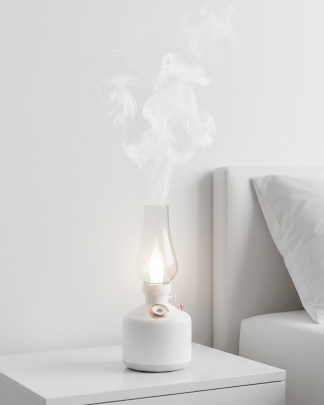 1-171 Retro Gaz Lambası Tasarımlı USB Şarjlı Aroma Difüzörü 280 ml Nano Mist Nemlendirici - Vipsepet - Görsel 1