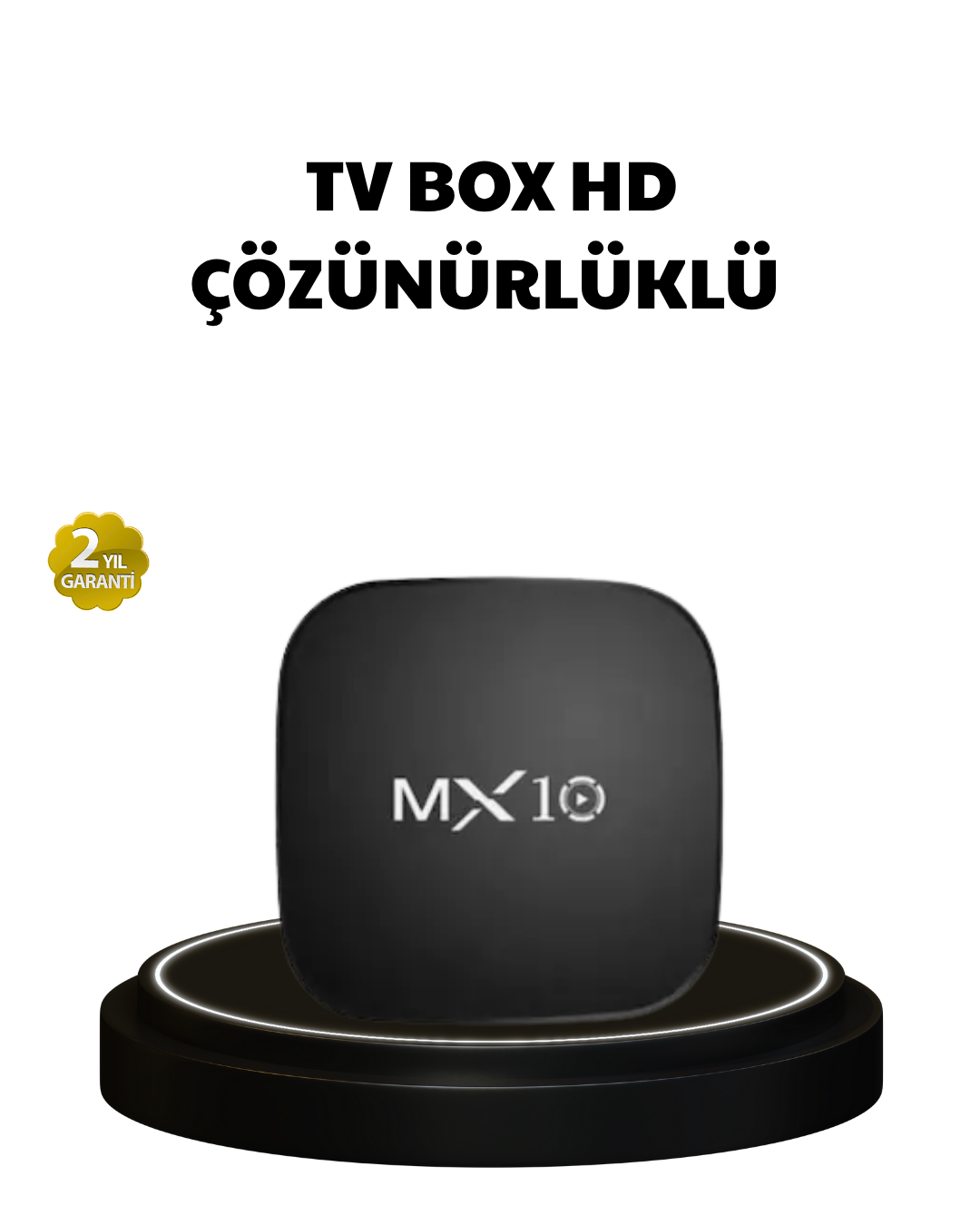 1-173 MX Box S 4K Android TV Box – Google Asistan, Dolby Ses, 8 GB Hafıza, Chromecast Desteği - Vipsepet - Görsel 1