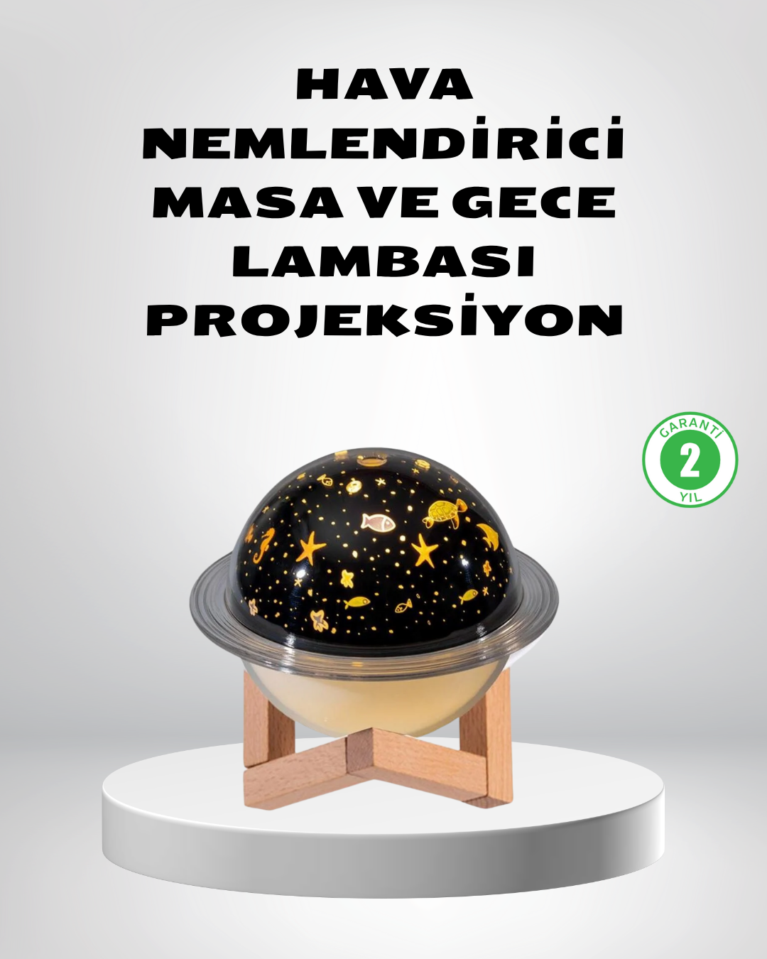 1-174 USB Projeksiyon Gece Lambası ve Hava Nemlendirici – Aromaterapi Destekli, Taşınabilir Mini - Vipsepet - Görsel 1