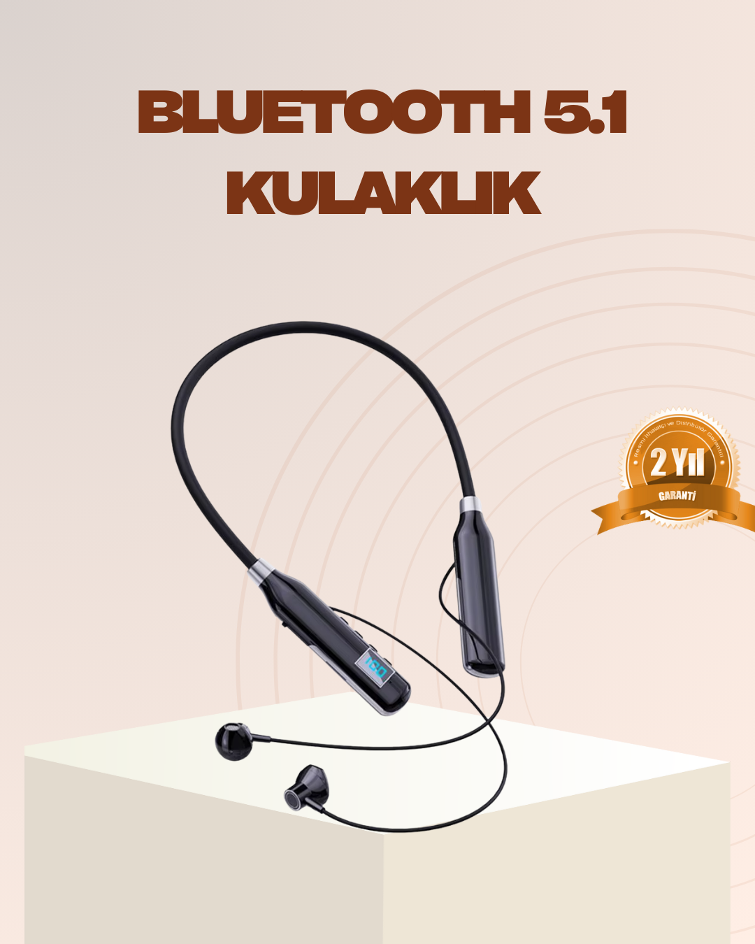 1-18 Bluetooth 5.1 Kablosuz Kulaklık – Net Ses ve Güçlü Bağlantı - Vipsepet - Görsel 1