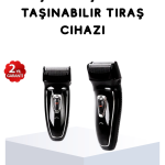 Kablosuz Tıraş Makinesi Çift Başlıklı Kuru Tıraş Folyo Başlık Şarj Göstergeli - vipsepet