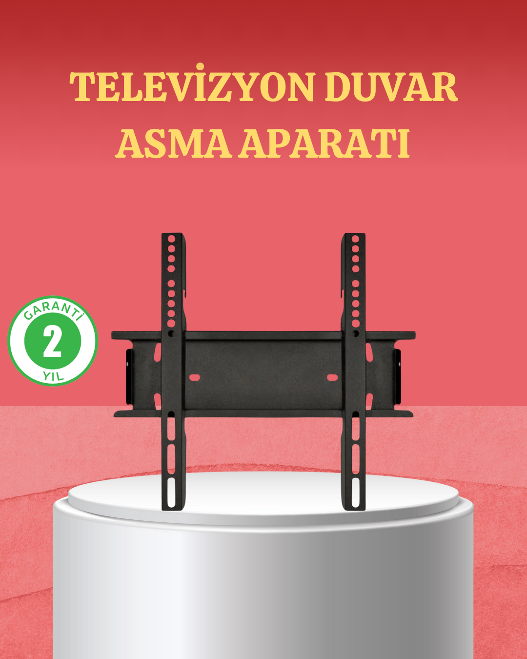 1-19 32-42 İnç TV Askı Aparatı Kolay Kurulum Düz ve Kompakt Tasarım - Vipsepet - Görsel 1