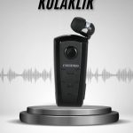 Makaralı Bluetooth Kulakiçi Yaka Kulaklığı Kablosuz Kulaklık - vipsepet