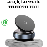 Vakumlu Vantuzlu Mıknatıslı Telefon Tutucu 360 Derece Döner - Vipsepet