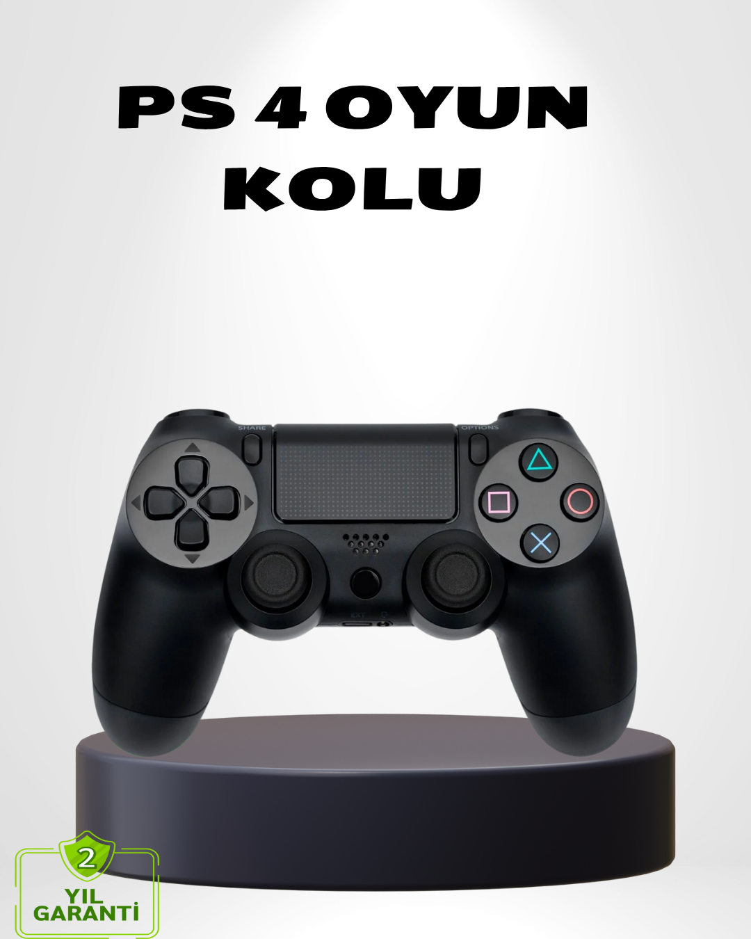1-191 Titreşimli Kablosuz Oyun Kolu – PS4, PC, Mobil, Tablet ve Steam Uyumlu - Vipsepet - Görsel 1