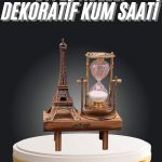 Eyfel Kuleli Kum Saati Dekoratif Hediyelik Eşya Retro Eyfel Kulesi - Vipsepet