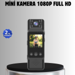 180° Döner Lensli Mini Kamera 1080P Full HD Hareket Algılama 1200mAh - Vipsepet