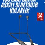 100Saat Uyumlu Bluetooth Kulaklık Kablolu ANC Özellikli Kulaklık - vipsepet
