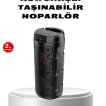 Bluetooth 5.0 Kablosuz Hoparlör Çift Sürücülü Yüksek Ses Kalitesi Kompakt Tasarım - Vipsepet
