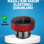 Elektrikli Vakumlu Çukurluk Masaj Aleti Isıtmalı ve Kırmızı Işıklı Terapi Seti - Vipsepet