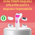 4 Başlıklı Kablosuz Şarjlı Epilasyon Cihazı - Vipsepet