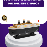 Titanik Gemi Tasarımlı LED Işıklı Hava Nemlendirici Buhar Efektli Oda Difüzörü - Vipsepet