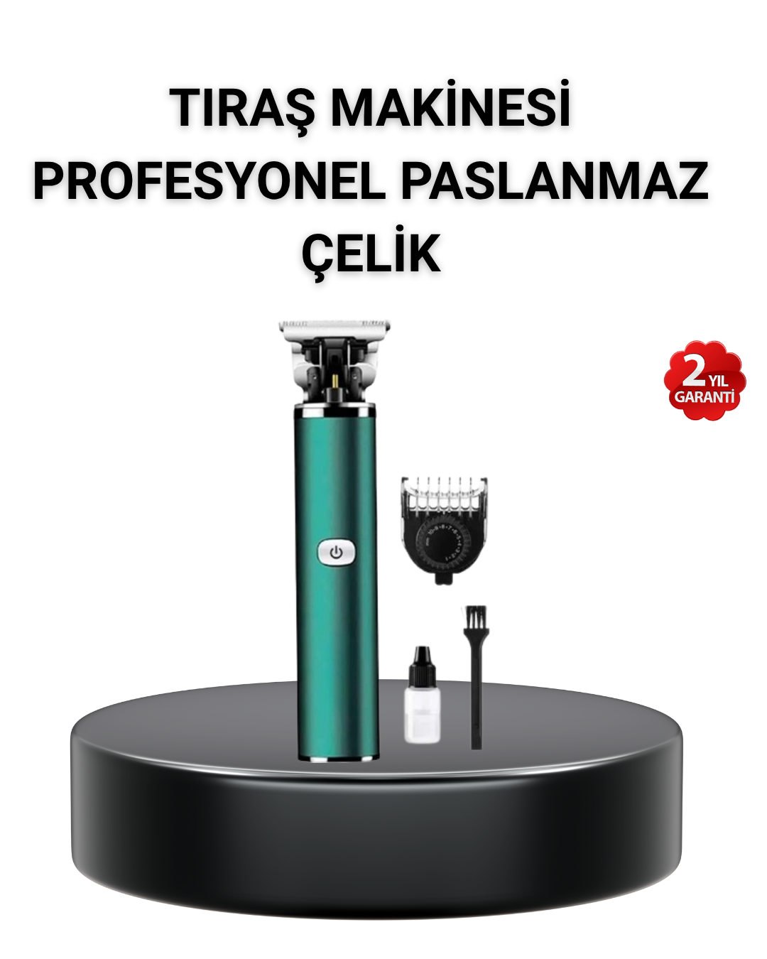 1-214 180 Dakika Kullanım Süreli Şarjlı Tıraş Makinesi – Hızlı Şarj, USB Girişli, Yüksek Kapasiteli - vipsepet - Görsel 1