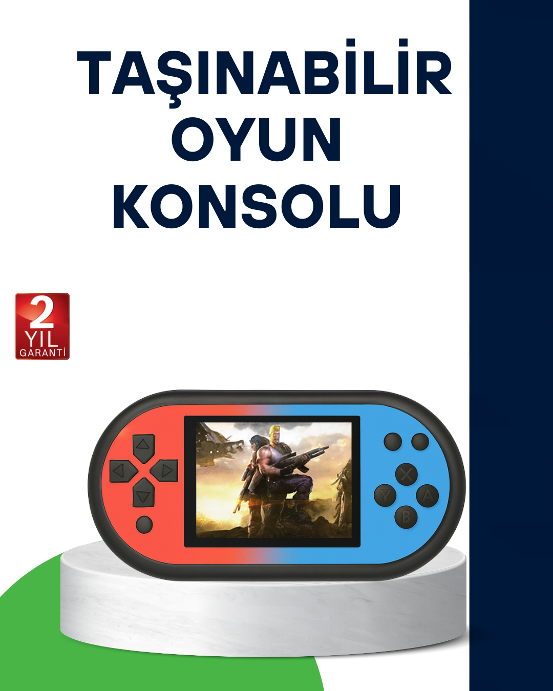 1-224 520 Oyunlu Taşınabilir Oyun Konsolu HD Ekranlı Retro Eğlence - Vipsepet - Görsel 1