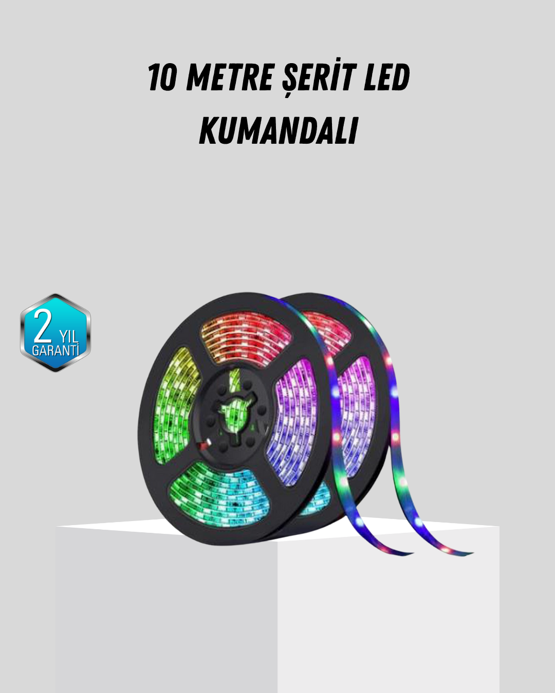 1-23 Smart Şerit LED Işık – Uzaktan Kumandalı, USB Girişli, Müzik Modlu - Vipsepet - Görsel 1