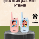 Görüntülü Walkie Talkie Çocuklar İçin Video İnterkomlu Oyuncak - Vipsepet