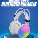 RGB Işıklı Yüksek Ses Kaliteli Kablosuz Kulak Üstü Bluetooth Kulaklık - vipsepet