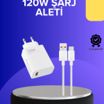 120 Watt Hızlı Şarj Adaptörü Samsung S20 S21 S22 S23 Uyumlu - Vipsepet