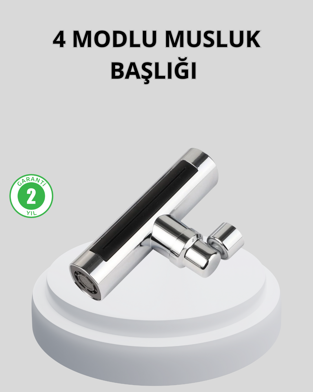 1-24 360° Dönebilen Musluk Başlığı 4 Fonksiyonlu Su Tasarruflu ve Dayanıklı - Vipsepet - Görsel 1