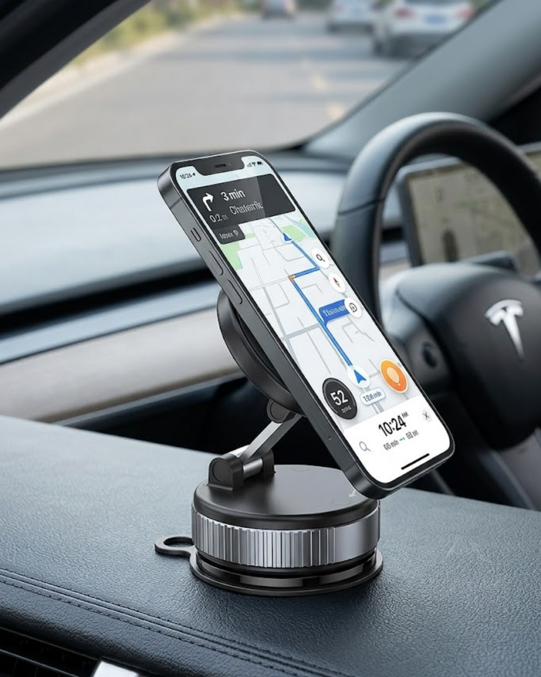 1-24 Manyetik Araç Telefon Tutucu 360° Döner Katlanabilir Telefon Standı - Vipsepet - Görsel 1