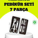 Paslanmaz Çelik Kişisel Bakım Seti – 7 Parça - Vipsepet