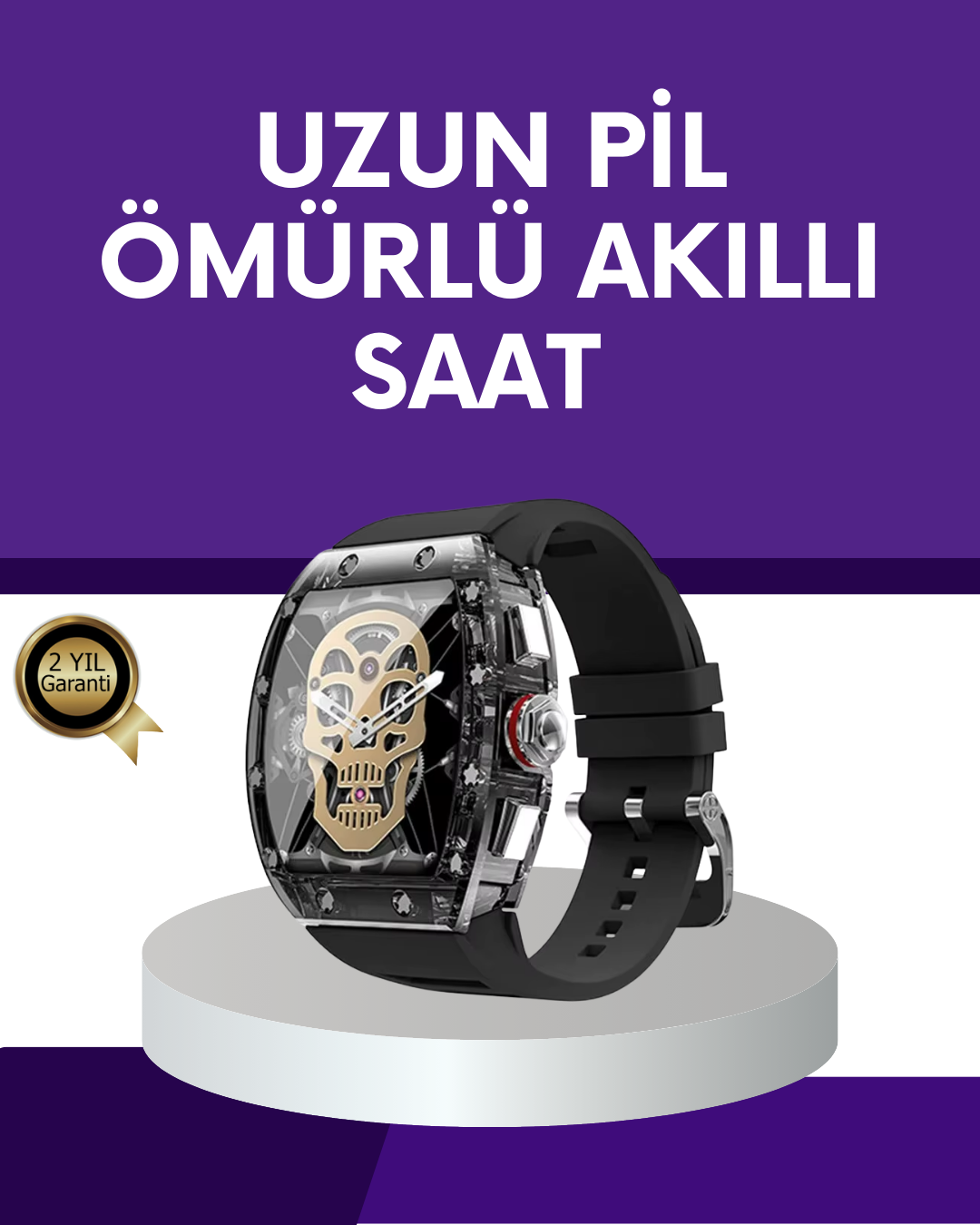 1-243 GPS ve NFC Özellikli Akıllı Saat iOS Android Uyumlu - Vipsepet - Görsel 1