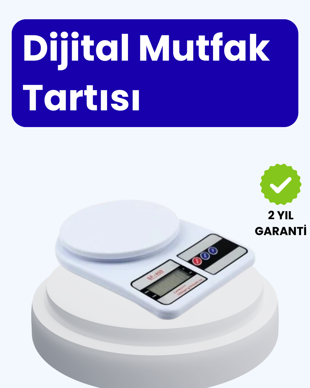 1-27 Dijital Mutfak Terazisi 10kg Kapasiteli 1g Hassasiyetli - Vipsepet - Görsel 1