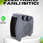 Fanlı Elektrikli Isıtıcı Termostatlı Güvenli Yanmaz Plastik Gövde - Vipsepet
