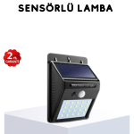 Solar Güneş Enerjili Hareket Sensörlü 4 Taraflı Bahçe Lambası – IP65 Su Geçirmez, 100 LED - Vipsepet
