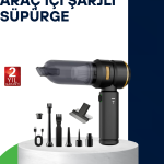 Kablosuz Şarjlı Araç İçi ve Küçük Alanlar İçin Güçlü Vakumlu Süpürge - Vipsepet