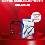 Polygold PG-100 Bluetooth 5.0 Boyun Bantlı Kulaklık – 50 Saat Konuşma Süresi, Type-C Şarj - vipsepet