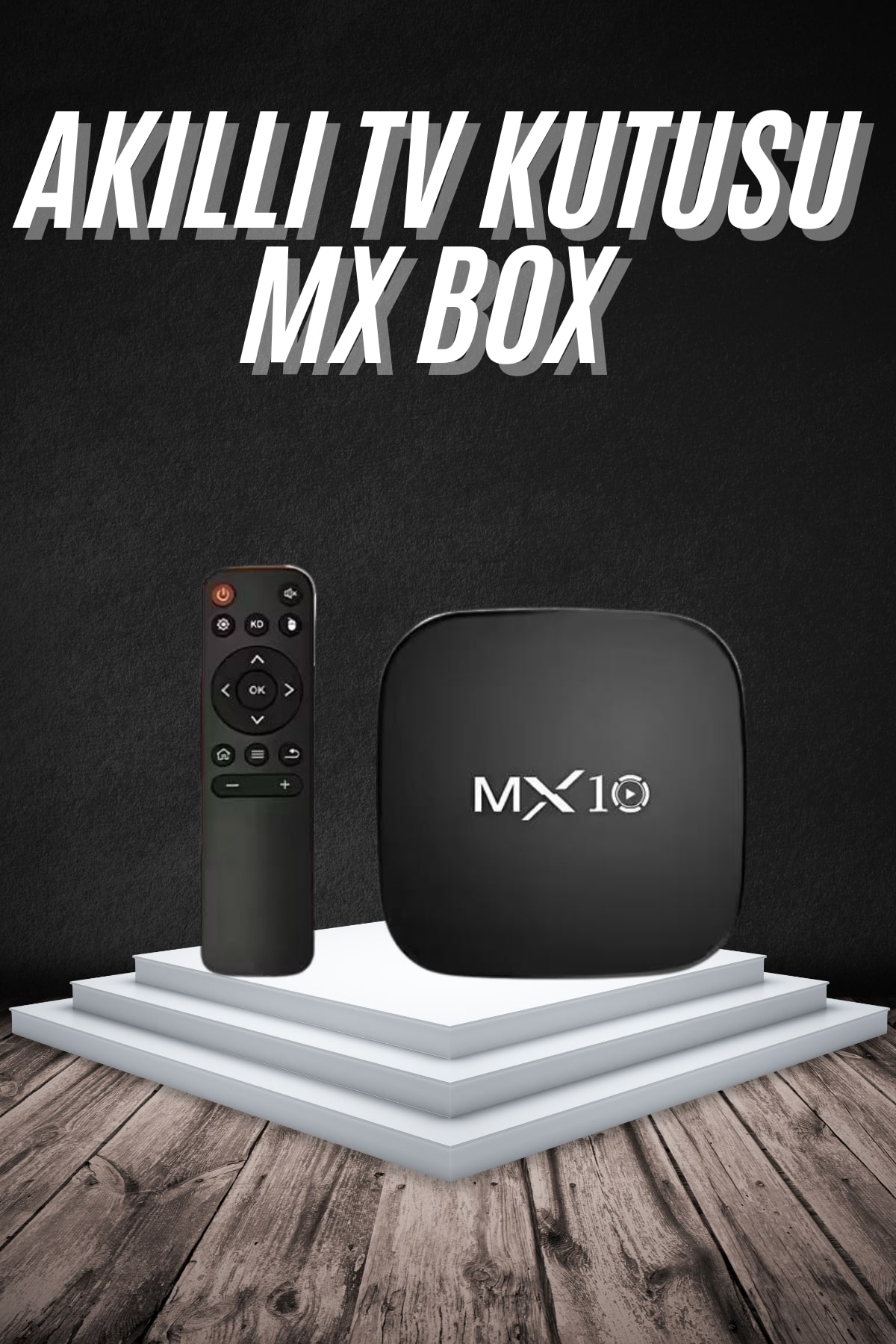1-32 Akıllı TV kutusu Mx Box Android 7.1 TV kutusu 2.4G Wifi - Vipsepet - Görsel 1