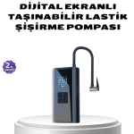 Kablosuz Dijital Lastik Şişirme Pompası LED Işıklı 80W - Vipsepet