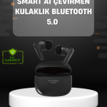 Yapay Zeka Destekli Bluetooth Kulaklık Anlık Çeviri ve Gürültü Engelleme - vipsepet