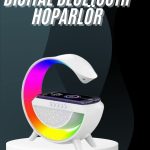 Bluetooth Hoparlör G Şekli Atmosfer Akıllı Rgb Lamba Wireless Kablosuz Şarj - Vipsepet