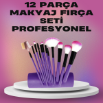 12 Parça Yumuşak Kıllı Makyaj Fırçası Seti Yüz ve Göz Makyajına Uygun Profesyonel Kullanım - Vipsepet