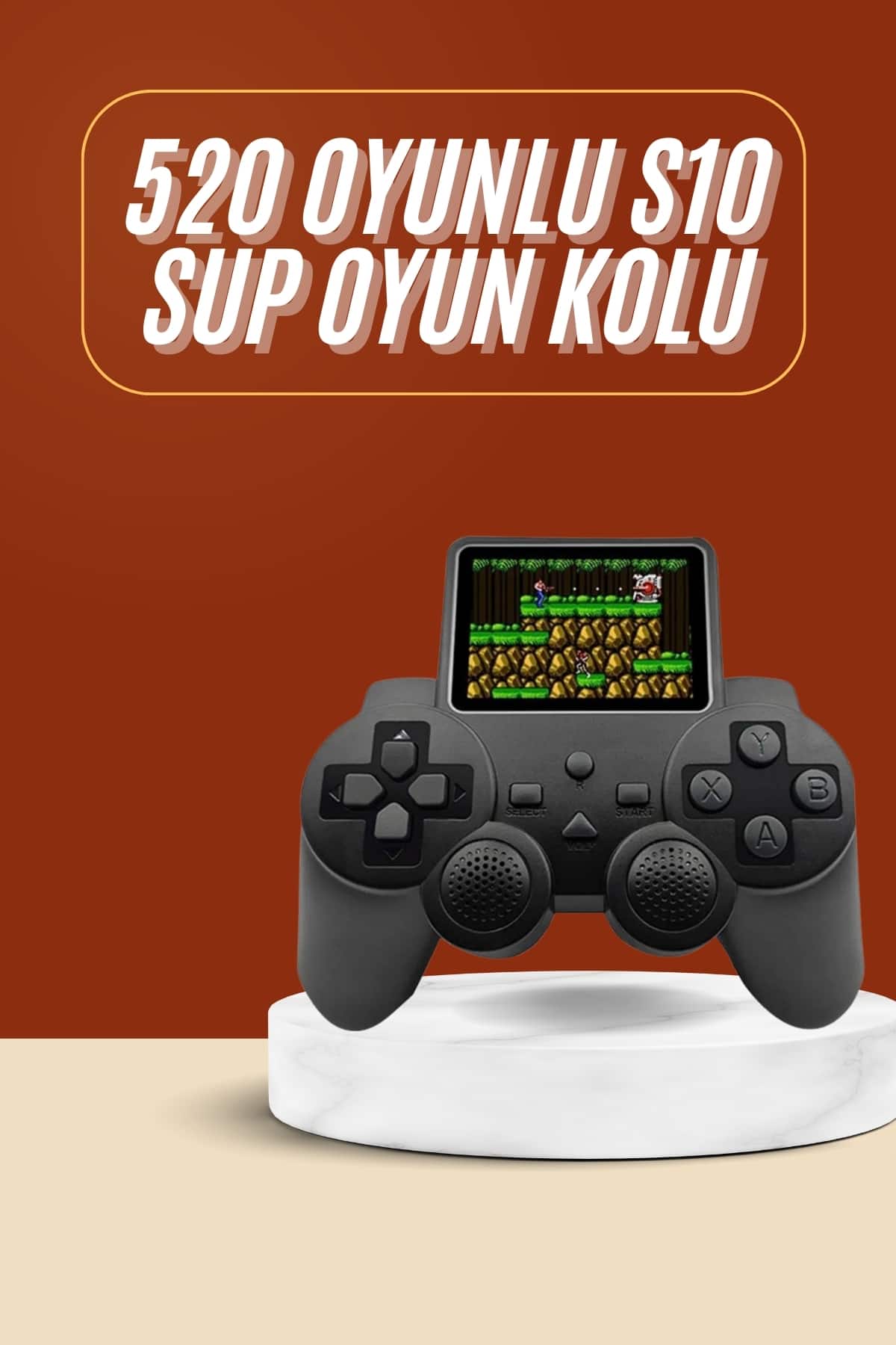 1-45 Yeni Nesil Mini Atari 520 Retro Oyunlu S10 El Atarisi Video Oyun Konsolu - Vipsepet - Görsel 1